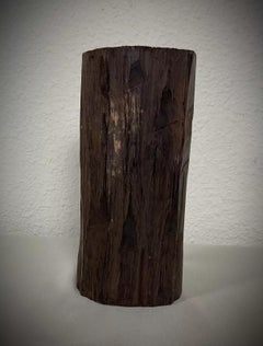 Vintage Hand-Carved Malagasy Ebony Wood Sculpture – Nude Female Figure - 2Y416