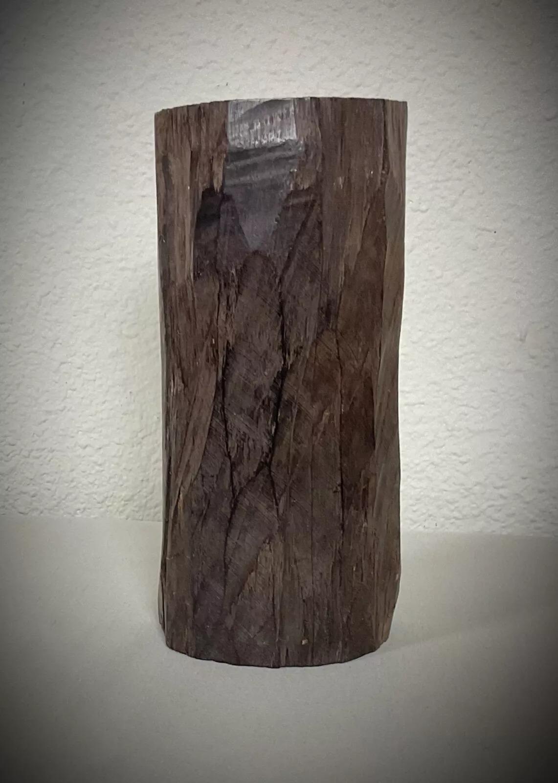 Vintage Hand geschnitzt Madagaskar Ebenholz Wood Sculpture - Nude Female Figure - 2Y417 im Zustand „Gut“ im Angebot in Bordeaux, FR