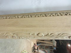 Vintage Hand Carved Rectangle Mirror