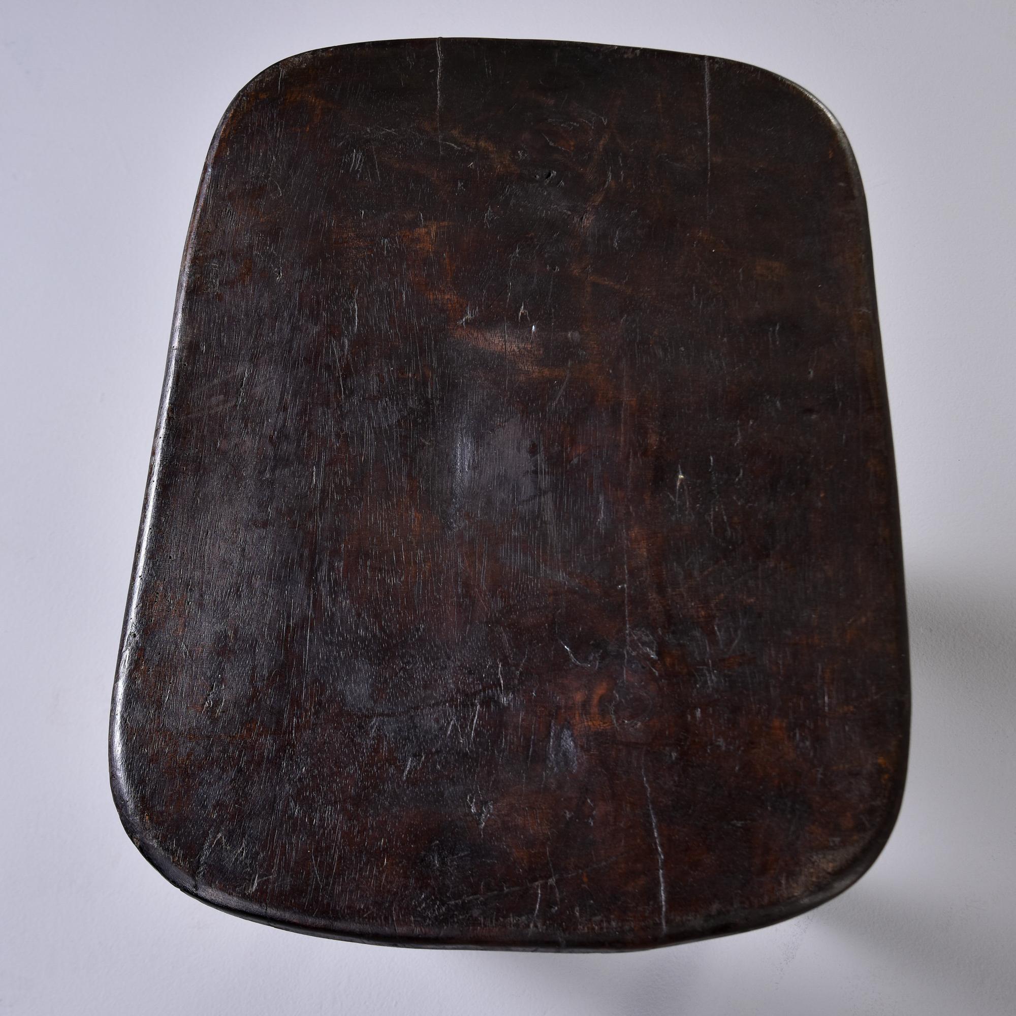 Vintage Hand Carved Senufo Stool or Side Table 2