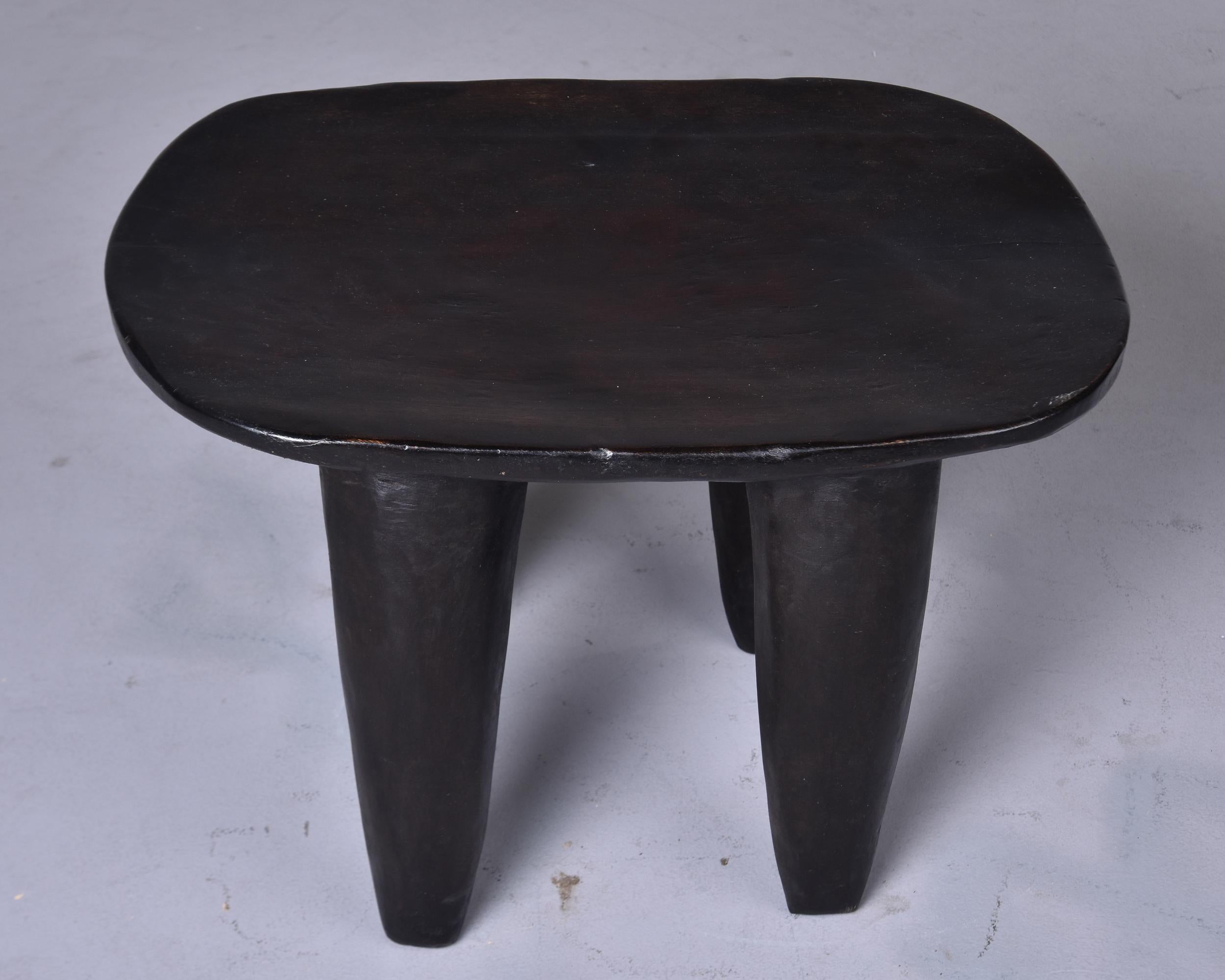 Vintage Hand Carved Senufo Stool or Side Table 3