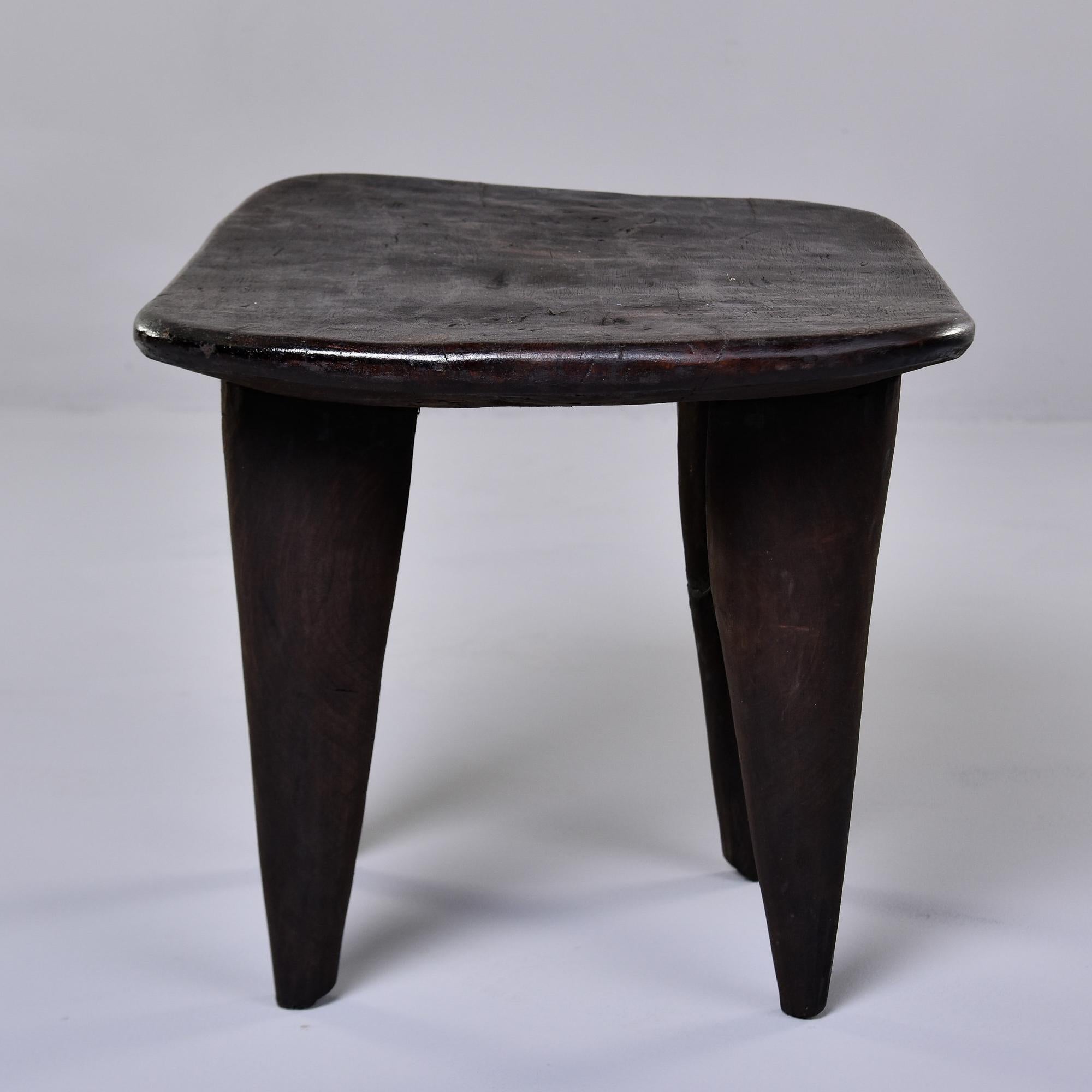 Hand-Carved Vintage Hand Carved Senufo Stool or Side Table
