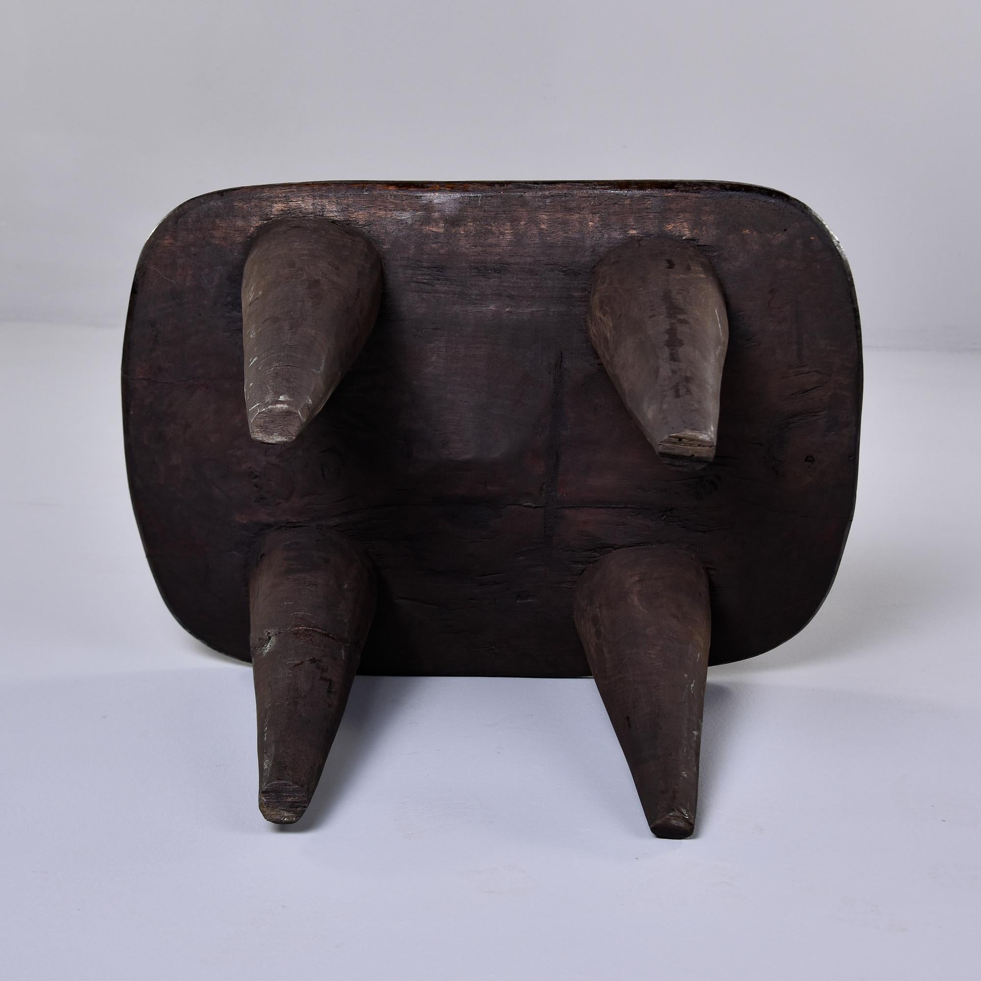 Vintage Hand Carved Senufo Stool or Side Table 1