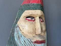 Vintage Hand Carved Tribal Gnome Mask