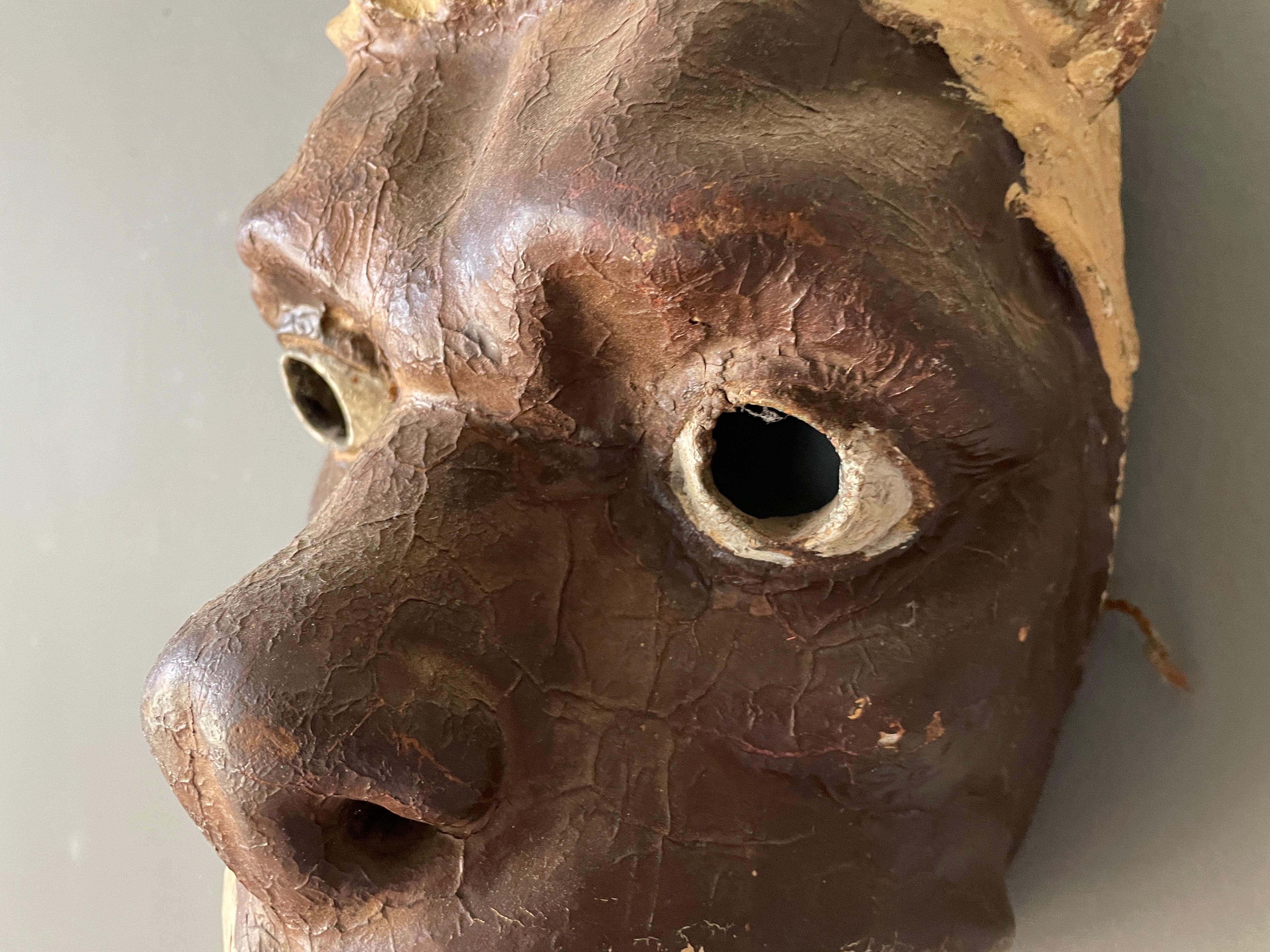 Vintage Hand Carved Tribal Mask 1
