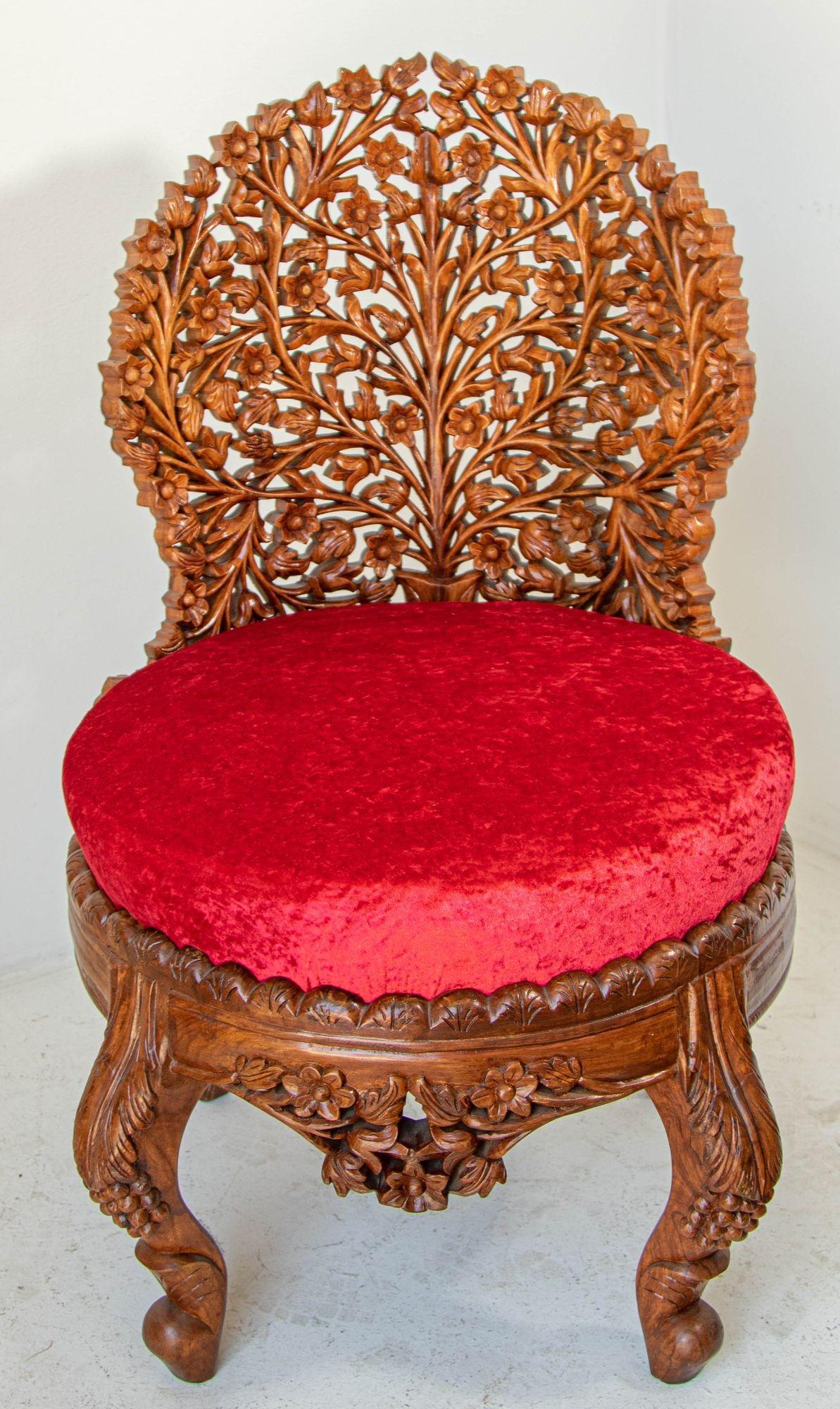 indian hand carved furniture