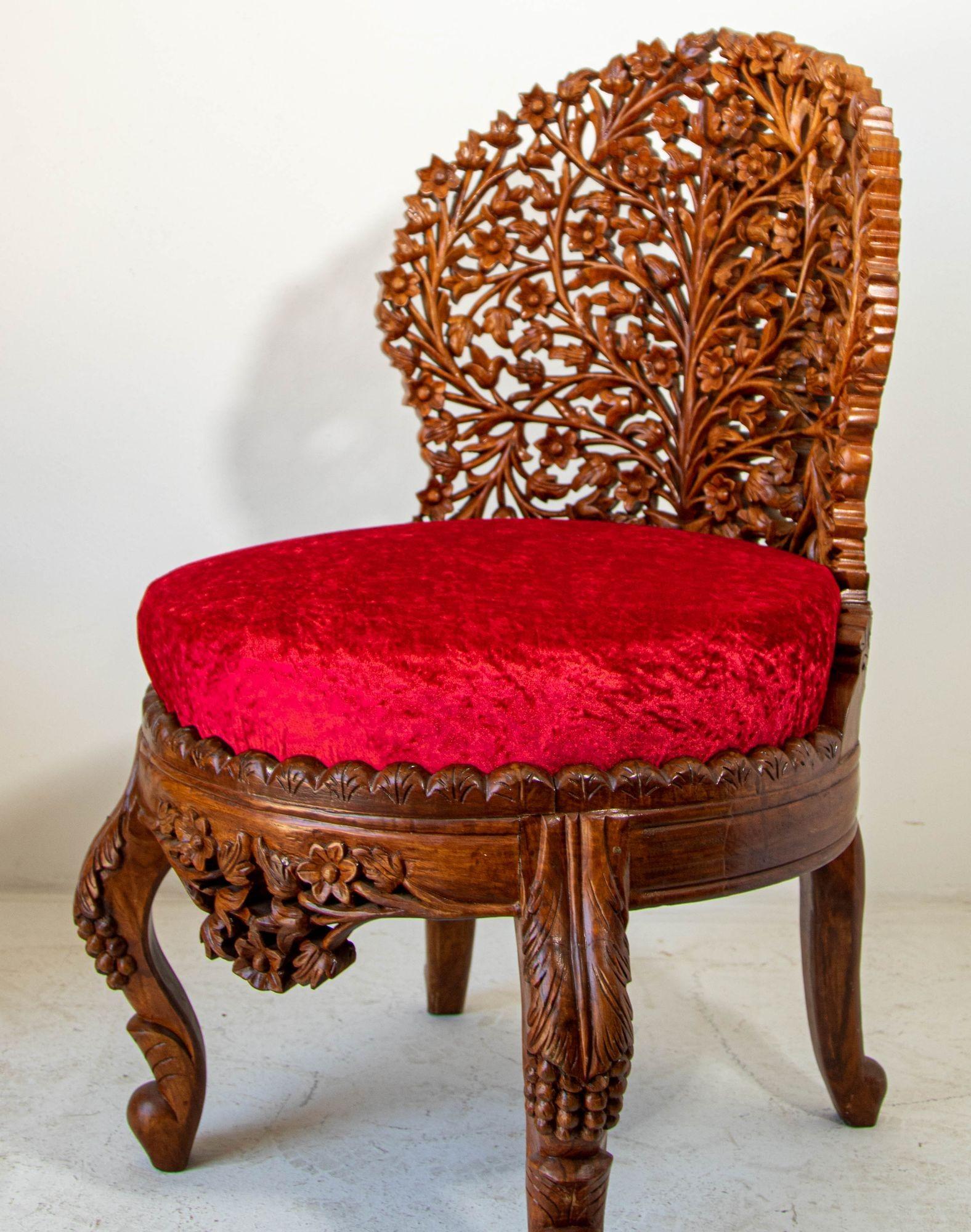 indian hand carved furniture