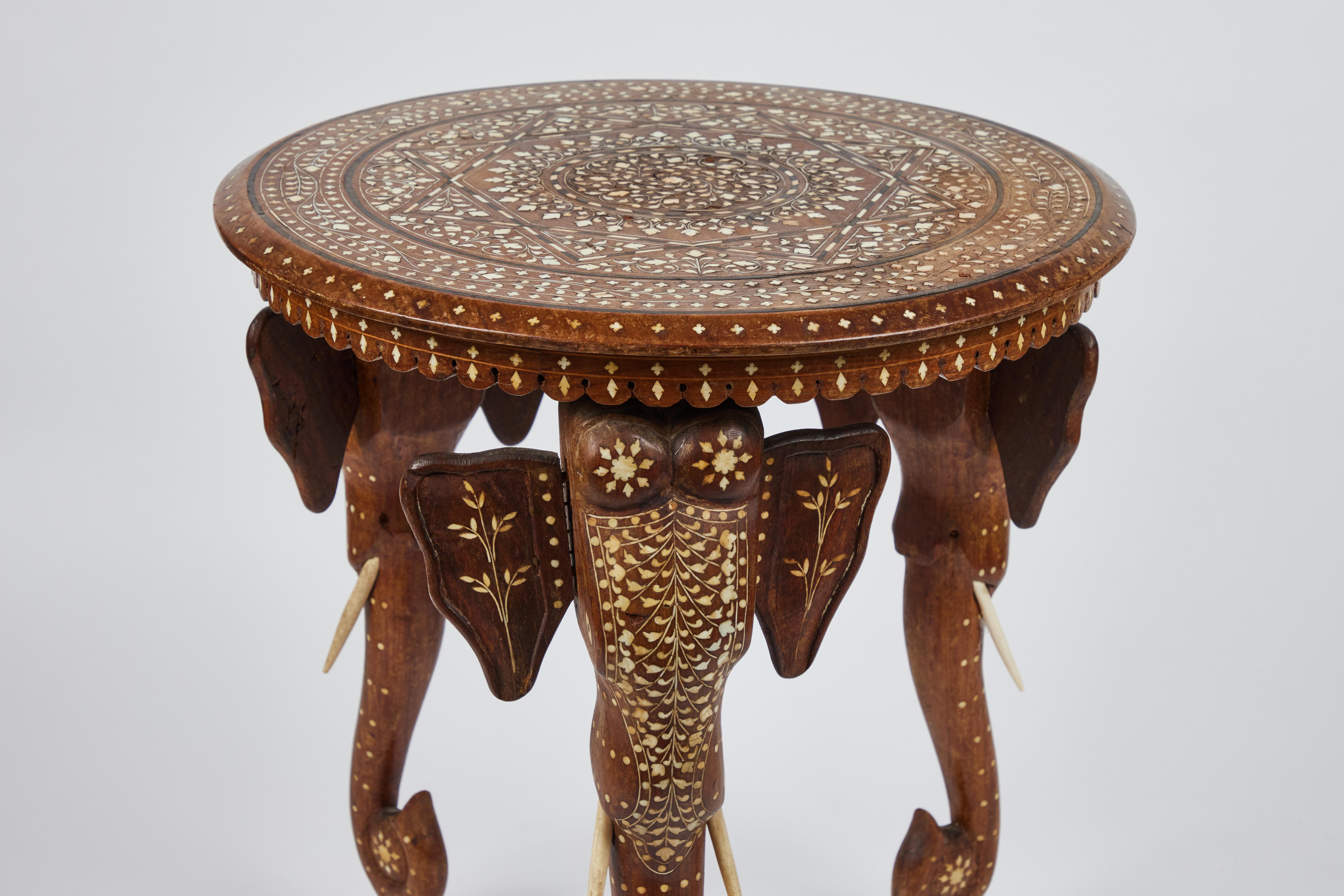vintage elephant table