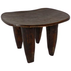 Vintage Hand Carved Wooden Senufo Stool