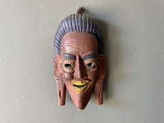 Vintage Hand Carved Wooden Tribal Mask