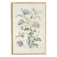 Antique Hand-Colored Botanical Print, Italy '19th Century'