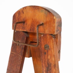 Vintage Handcrafted Floor Easel / Artist Painting Display Stand, circa 1930