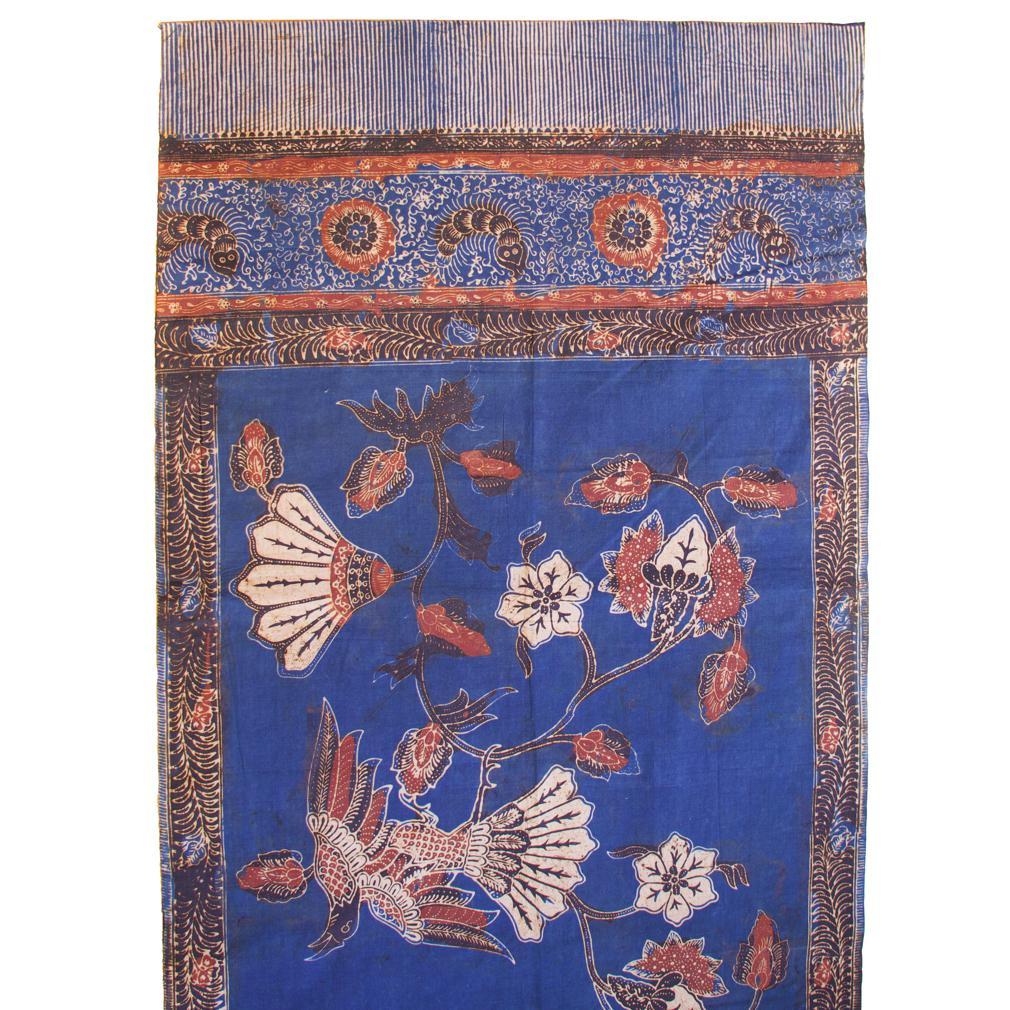 Altro Vintage Batik Slendang (Selendang) in cotone tinto a mano, Giava in vendita