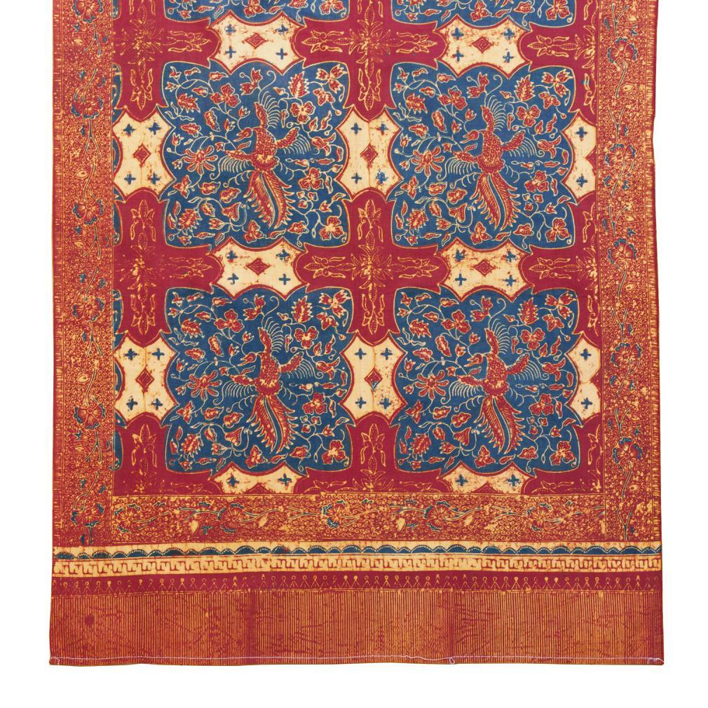 Handgefärbter Batik-Slendang aus Baumwolle (Selendang), Java im Zustand „Gut“ im Angebot in Point Richmond, CA