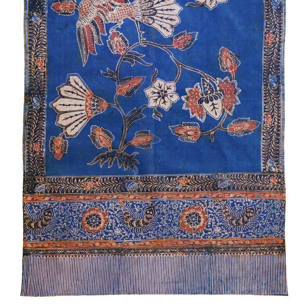 Vintage Batik Slendang (Selendang) in cotone tinto a mano, Giava In condizioni buone in vendita a Point Richmond, CA