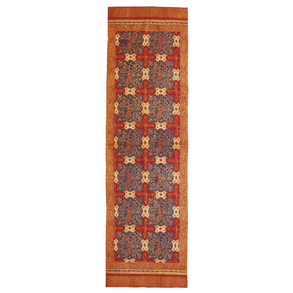Handgefärbter Batik-Slendang aus Baumwolle (Selendang), Java (20. Jahrhundert) im Angebot