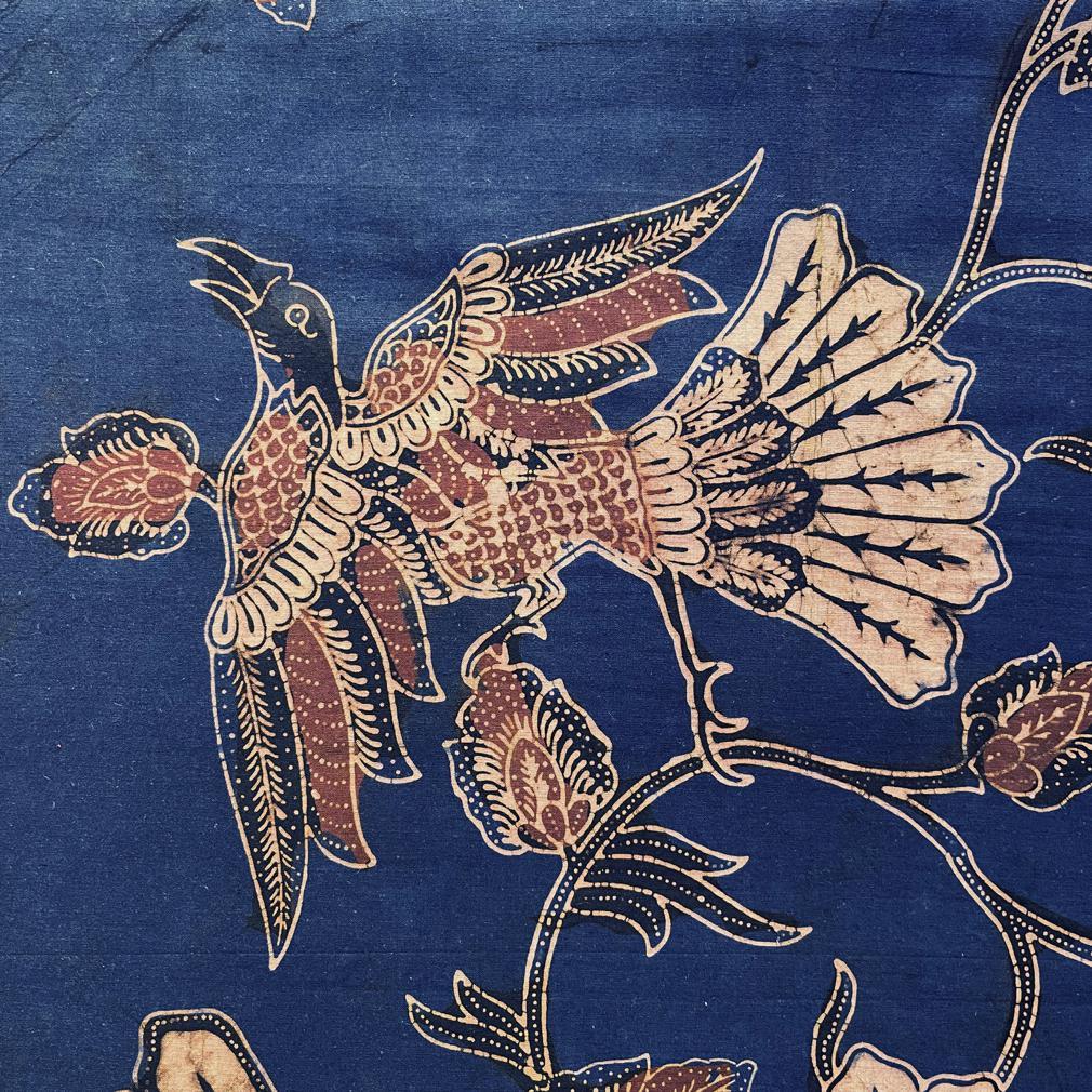 Vintage Batik Slendang (Selendang) in cotone tinto a mano, Giava in vendita 1