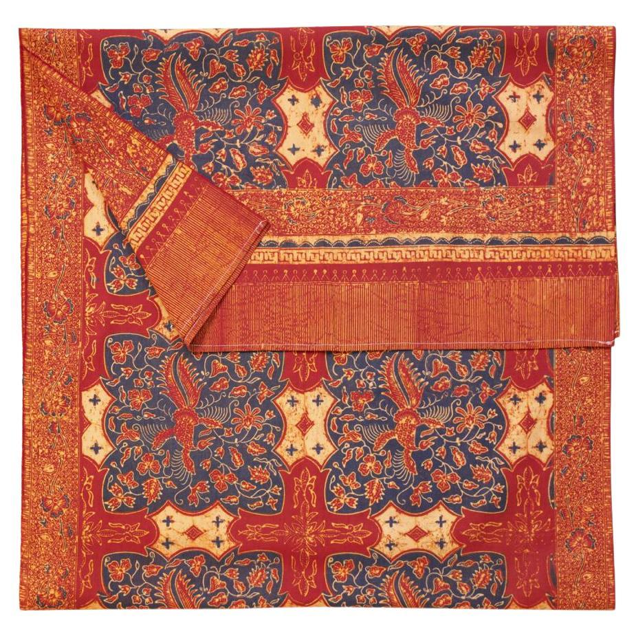 Vintage Hand Dyed Cotton Batik Slendang (Selendang), Java