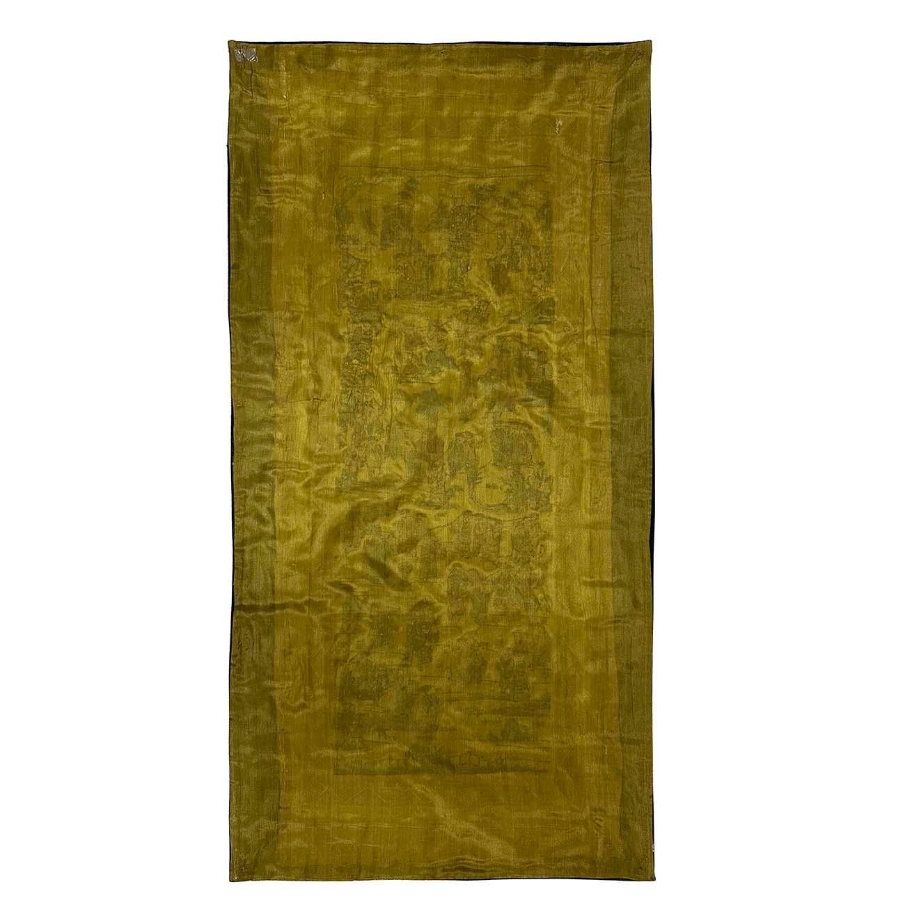 Vintage Hand Embroidered Chinese Silk Tapestry100 Children At Play For Sale 3