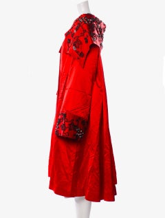 Vintage hand embroidered opera coat, 1950’s