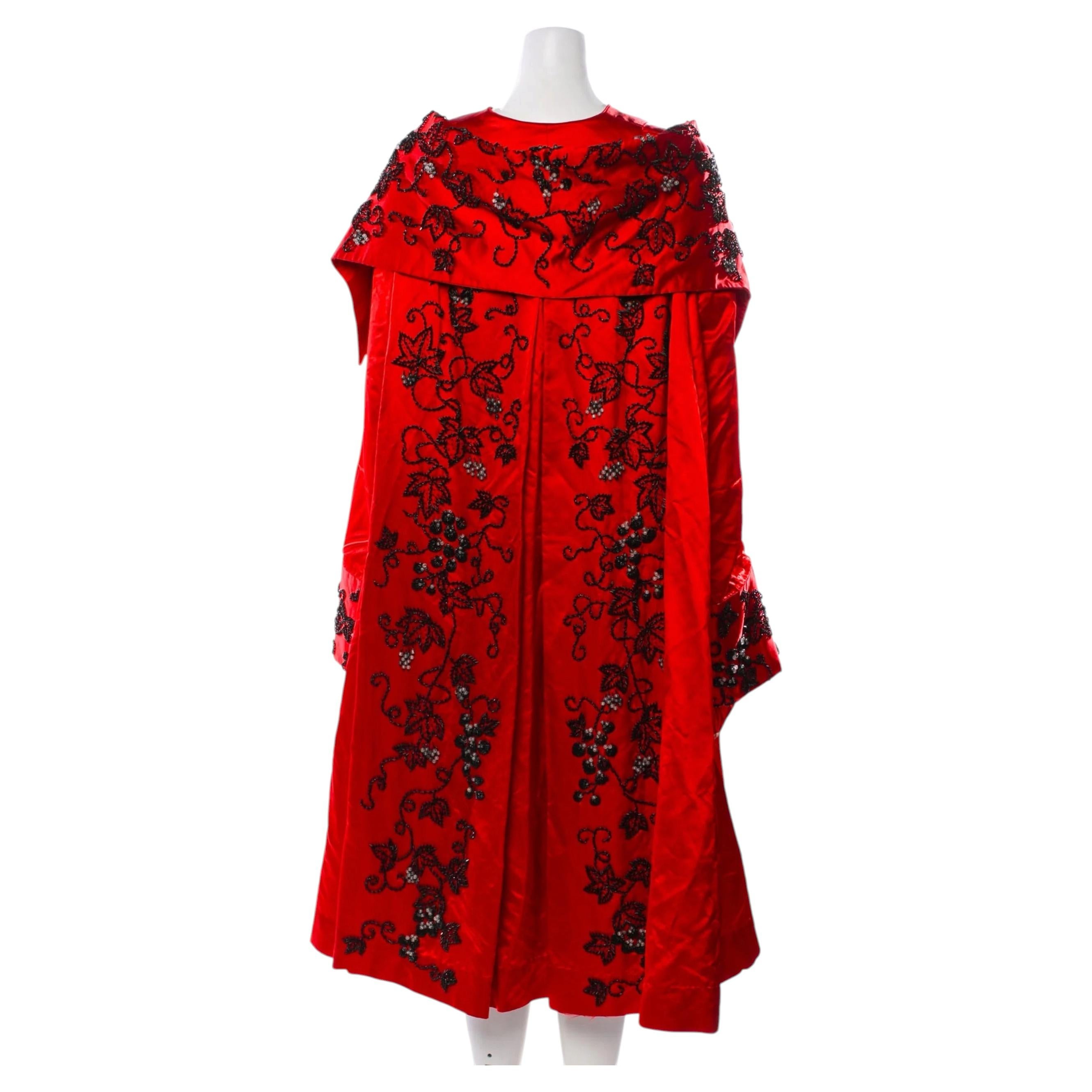 Vintage hand embroidered opera coat, 1950’s