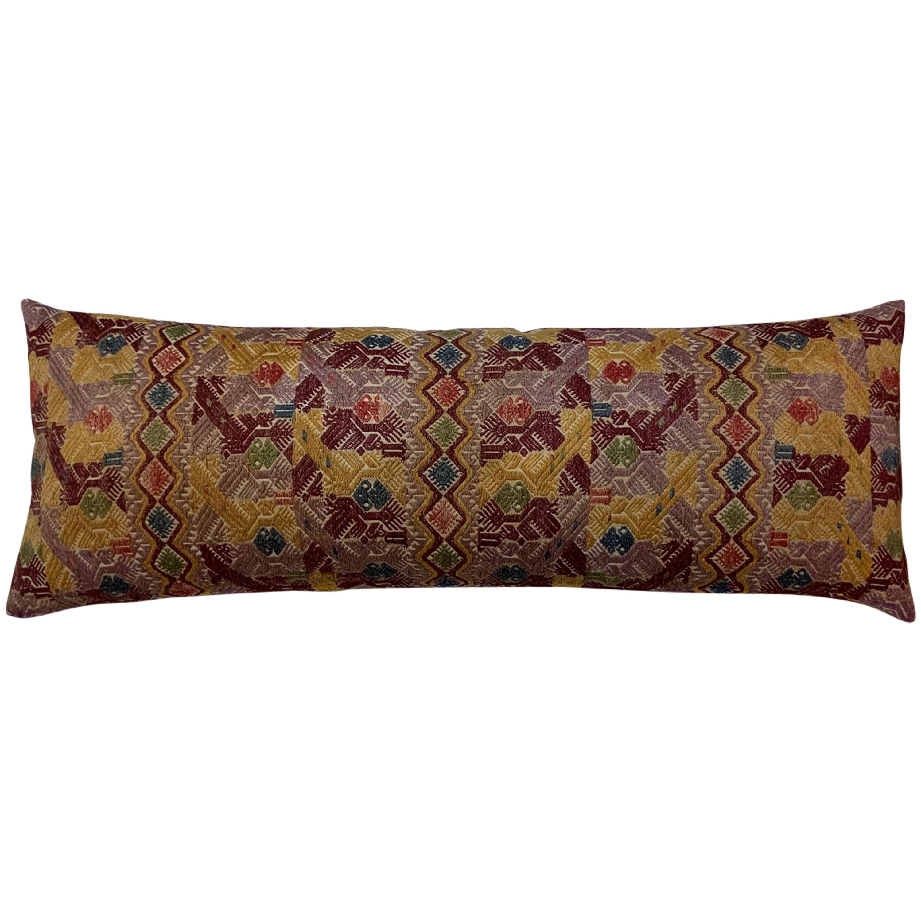 Vintage Hand Embroidered Suzani Pillow