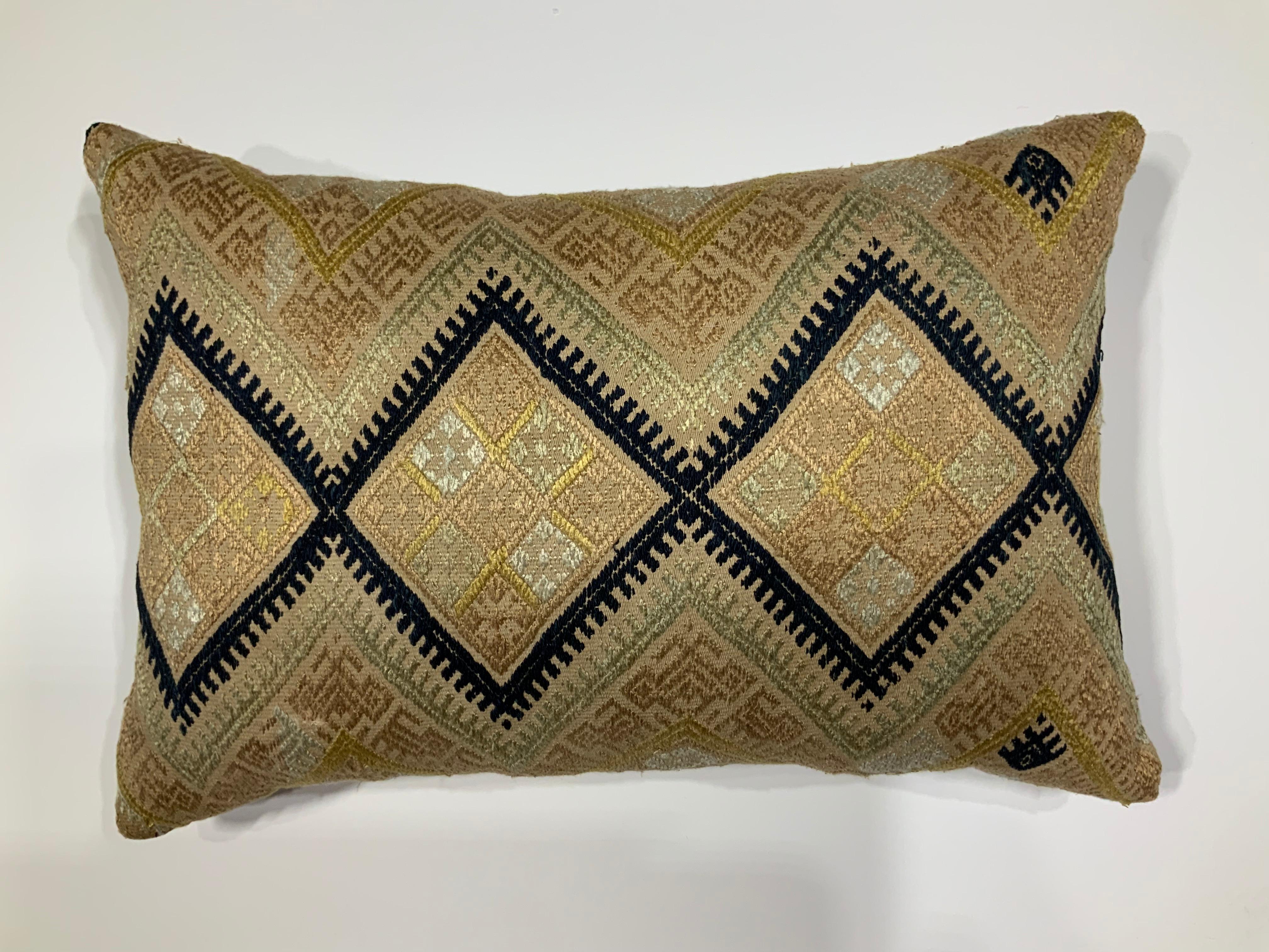 Asian Vintage Hand Embroidery Suzani Pillow