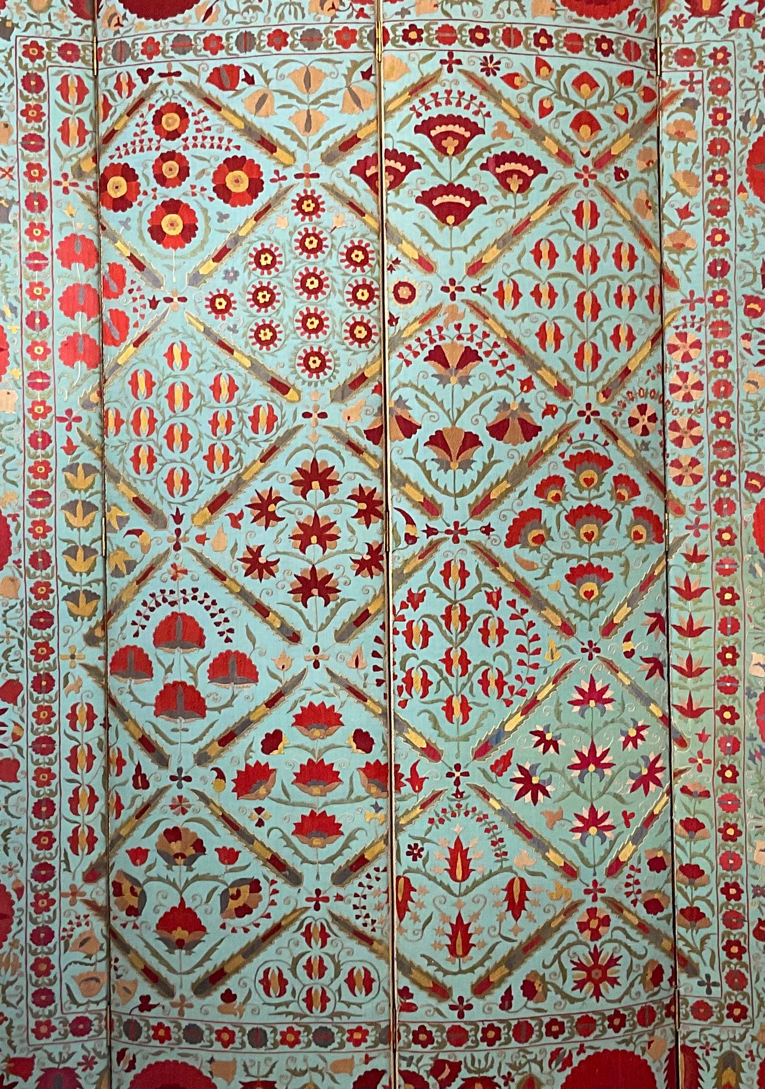 Vintage Hand Embroidery Suzani Screen 2