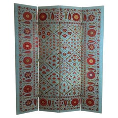 Vintage Hand Embroidery Suzani Screen