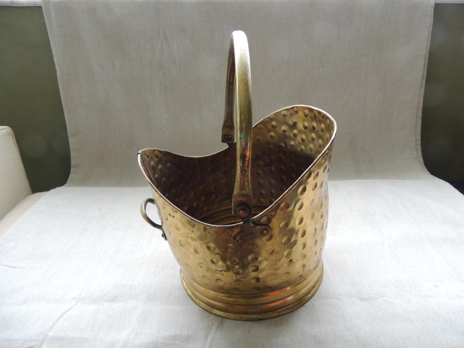 antique brass cauldron