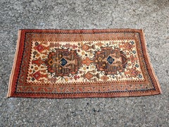 Vintage hand-knotted Afghan Baluch Rug, 100% natural dyed wool, 1934