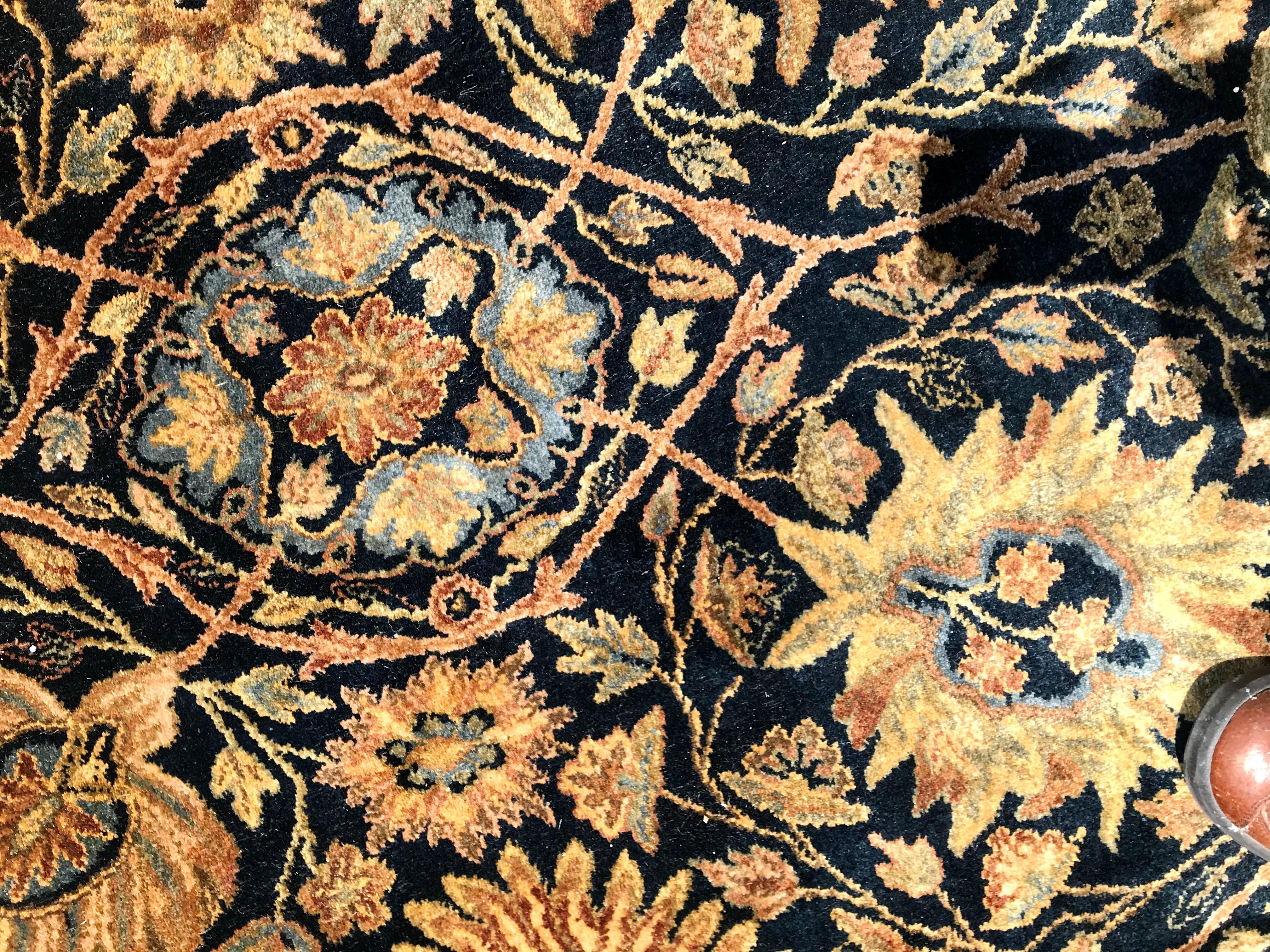 Tapis oriental noué à la main, fabriqué à Jaipur vers 1980     VENTE        VENTE en vente 5