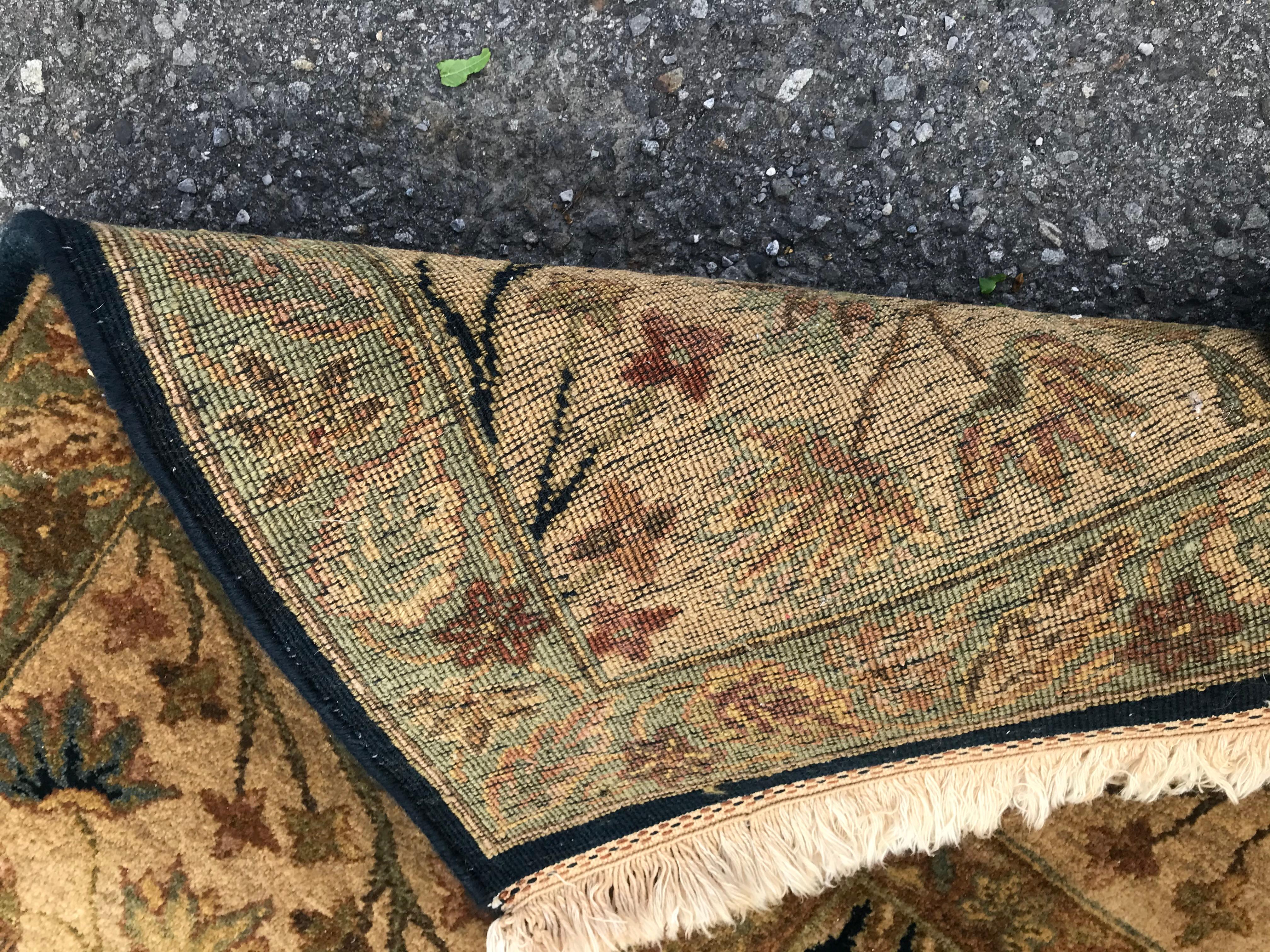 Fin du 20e siècle Tapis oriental noué à la main, fabriqué à Jaipur vers 1980     VENTE        VENTE en vente