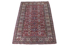 Vintage Hand Knotted Pakistani Pak-Persian Wool Area Rug Floral Carpet 8 x 12'