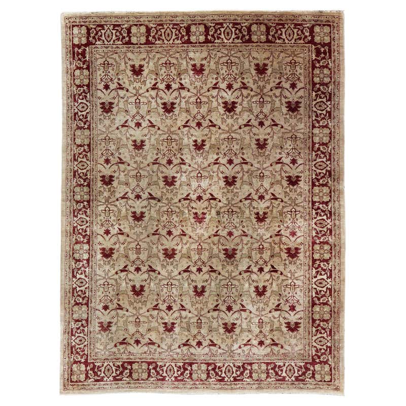 Fine Peshawar Pakistani Rug, Hand Knotted For Sale at 1stDibs