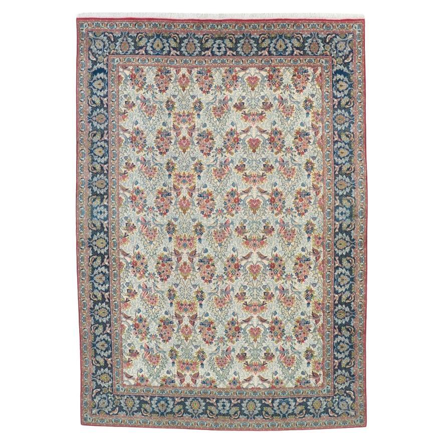 Fine Antique Hand-Knotted Persian Isfahan Room-Sized Rug — 11' x 15'9 For Sale