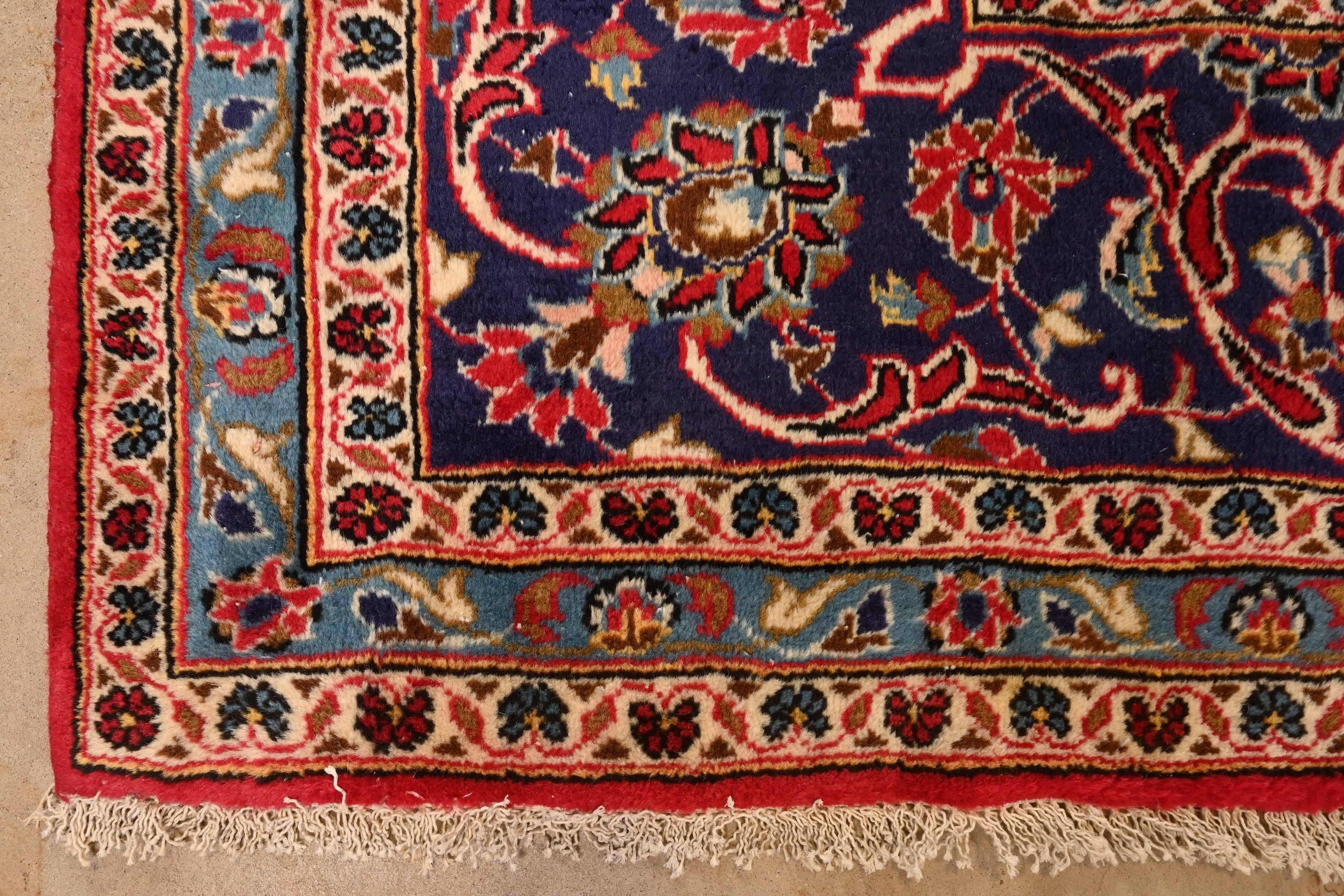 XX secolo Vintage Rugs persiano Kashan annodato a mano in vendita