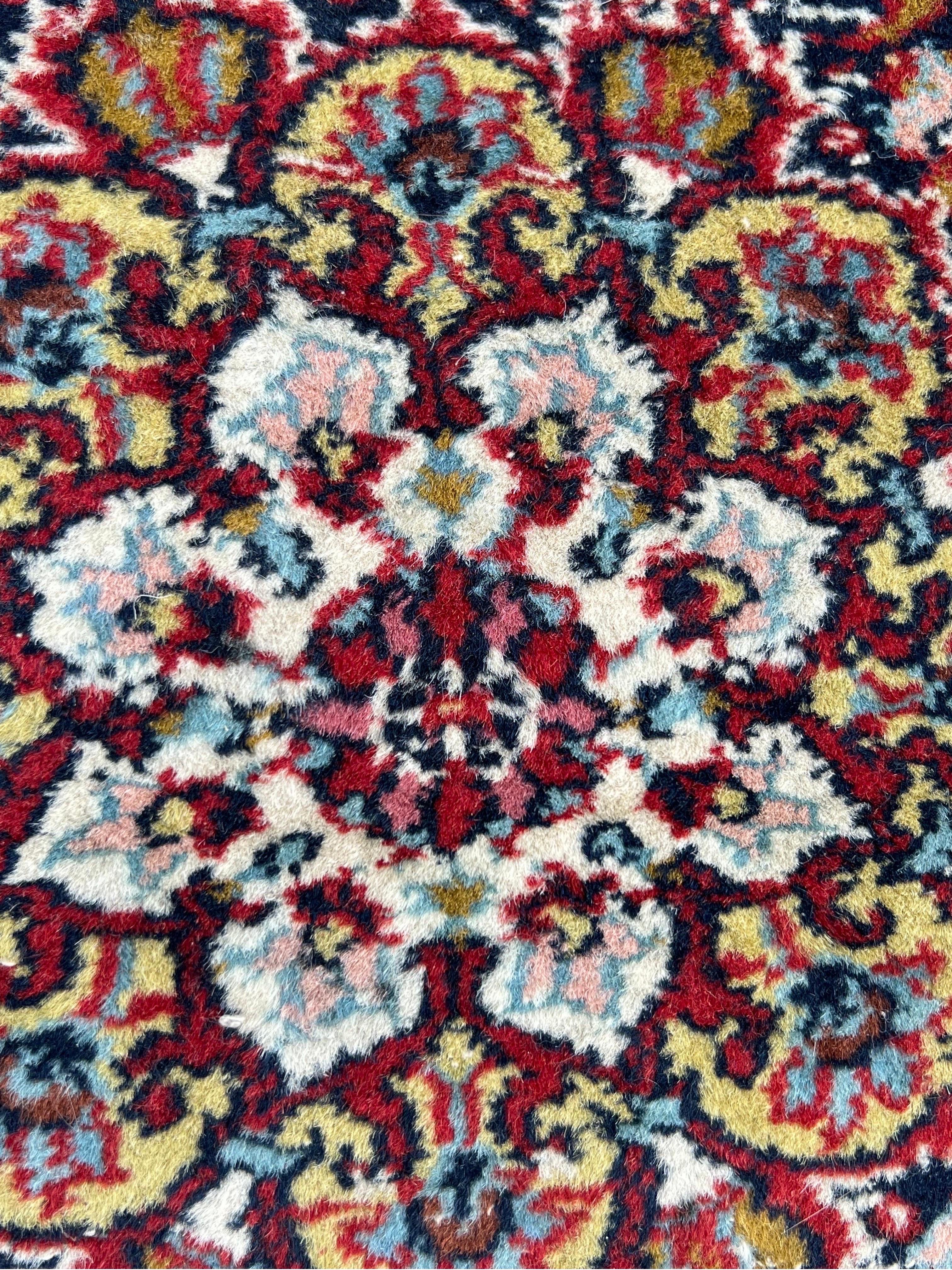 Tapis persan Keshan noué à la main 2,5' x 4,17' en vente 5