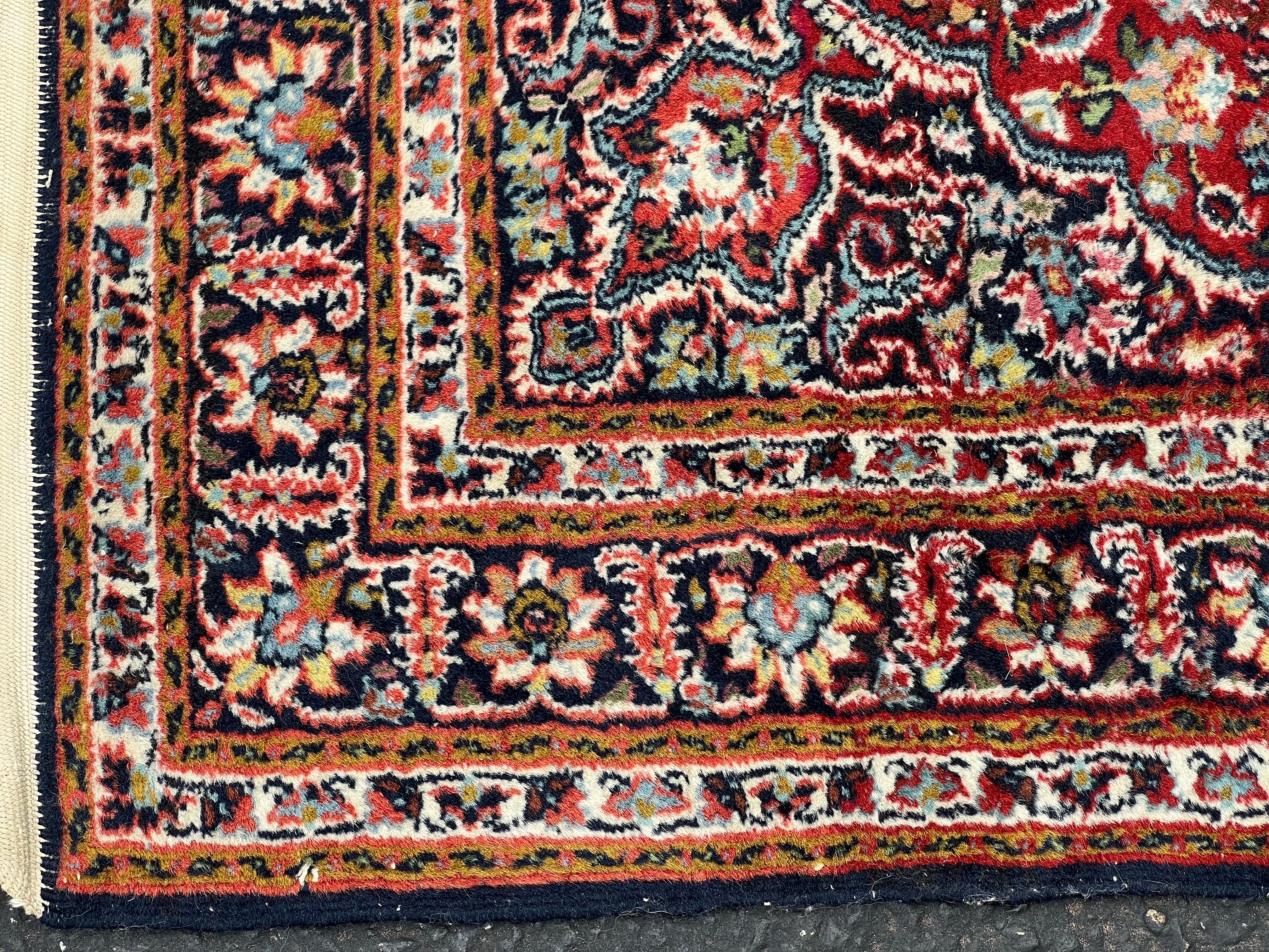 Tapis persan Keshan noué à la main 2,5' x 4,17' en vente 8