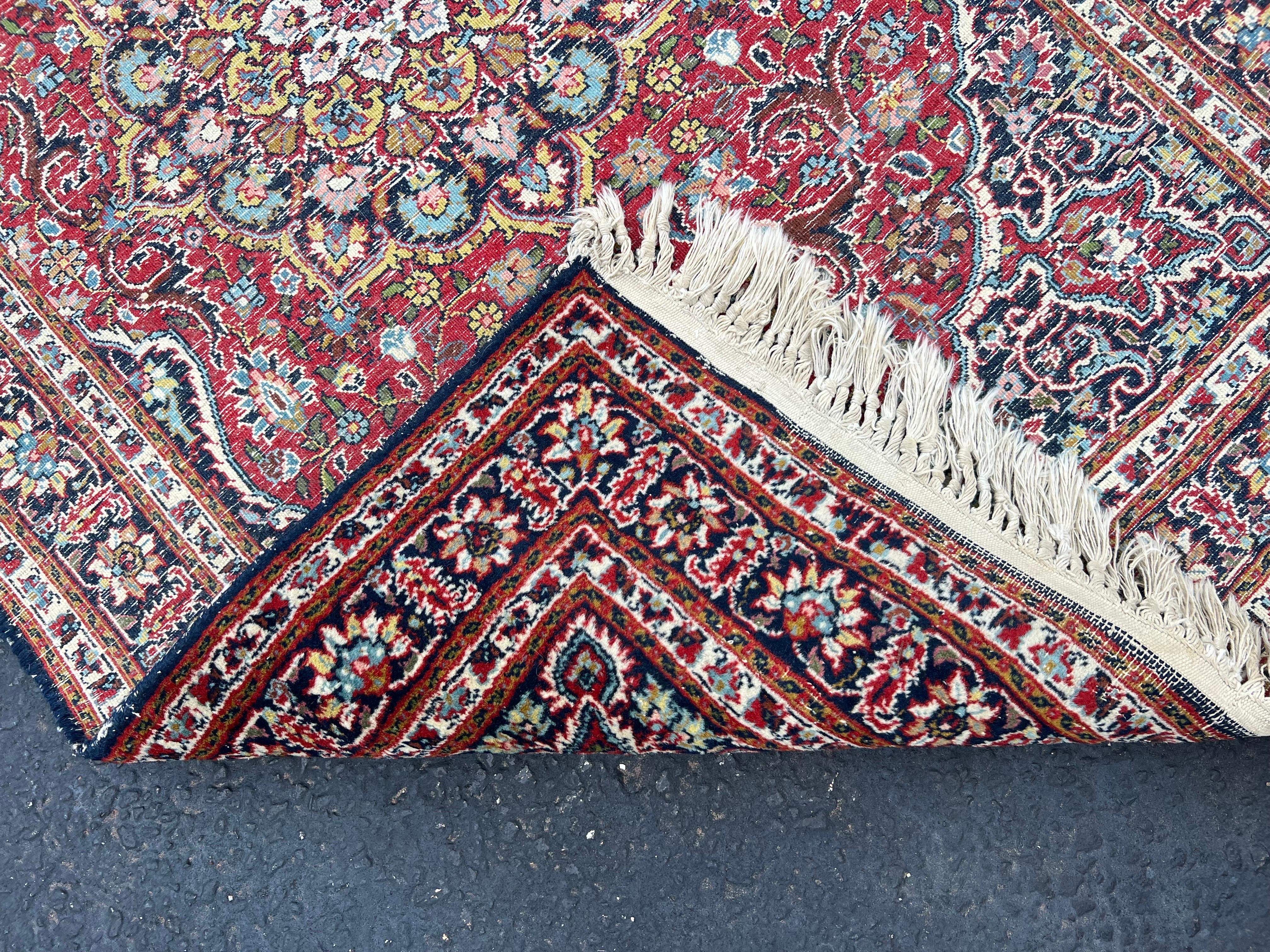 Tapis persan Keshan noué à la main 2,5' x 4,17' en vente 10