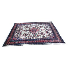 Vintage Hand-Knotted Persian Room Size Wool Rugs (Tappeto di lana persiano)