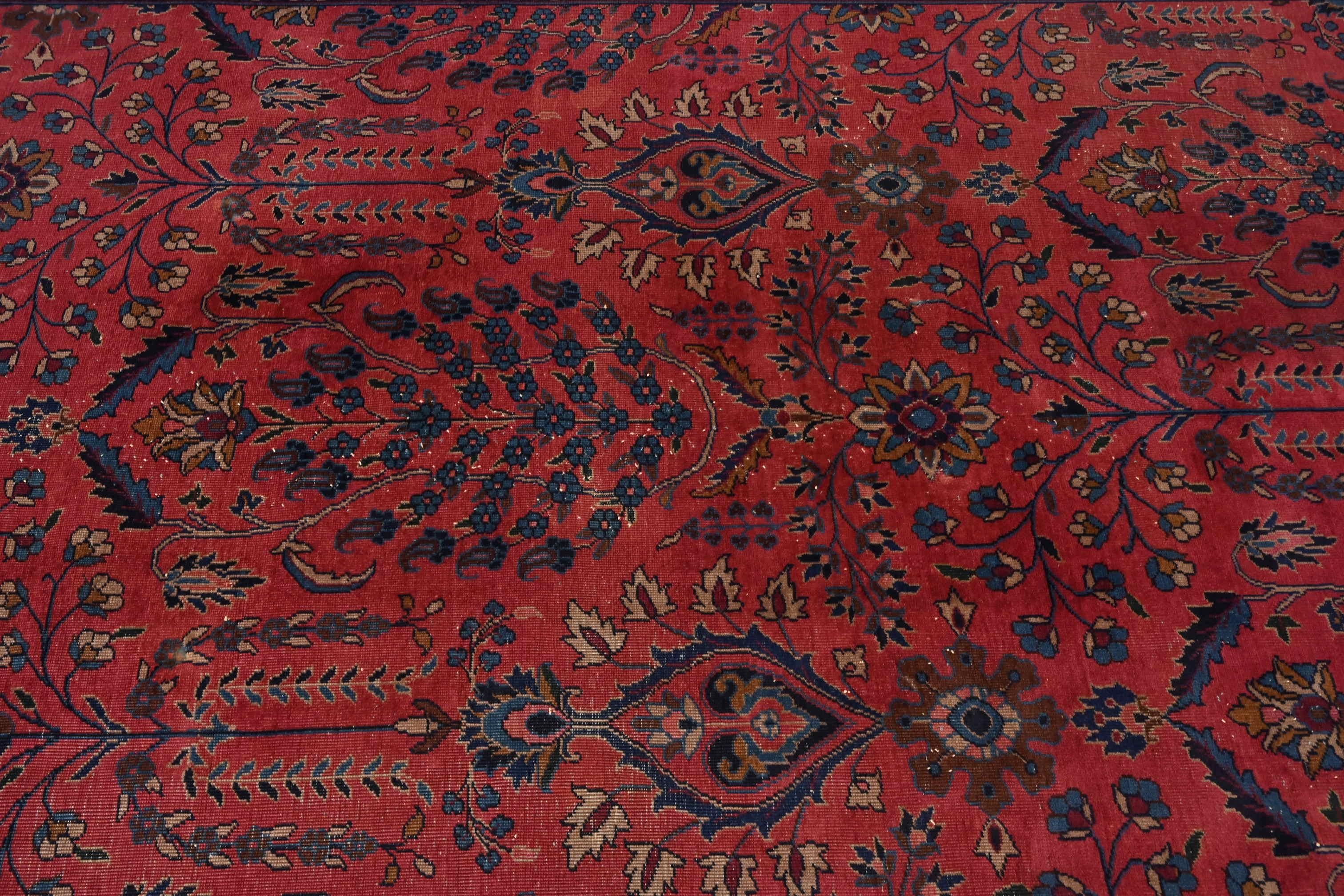 Mid-20th Century Vintage Hand-Knotted Persian Sarouk Palace Size Rug, Circa 1940s For Sale