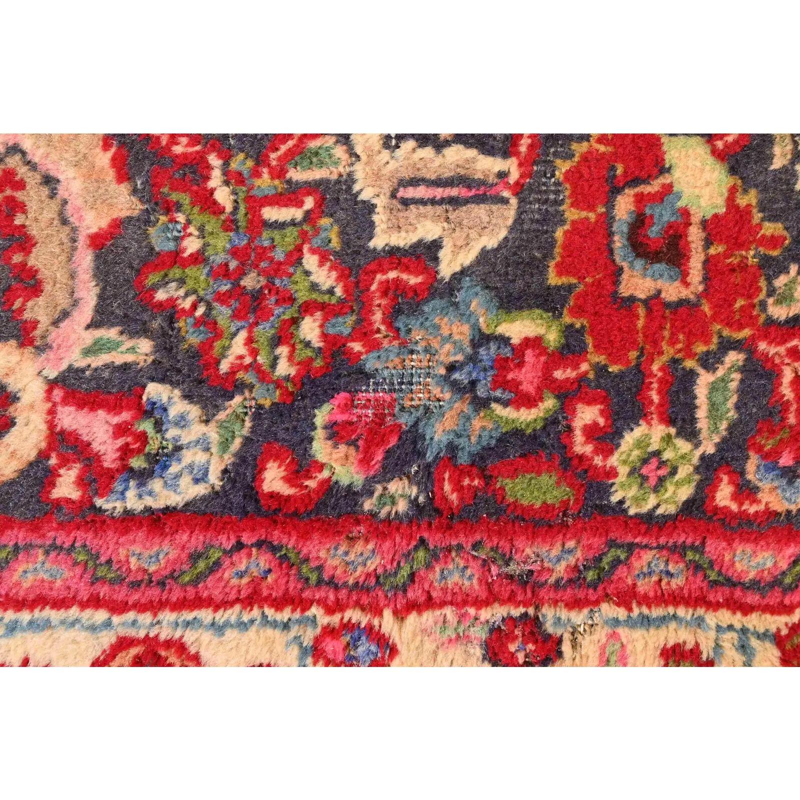 Tappeto vintage Tabriz persiano annodato a mano di grandi dimensioni per la stanza in vendita 2