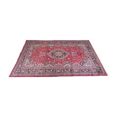 Tappeto vintage Tabriz persiano annodato a mano di grandi dimensioni per la stanza