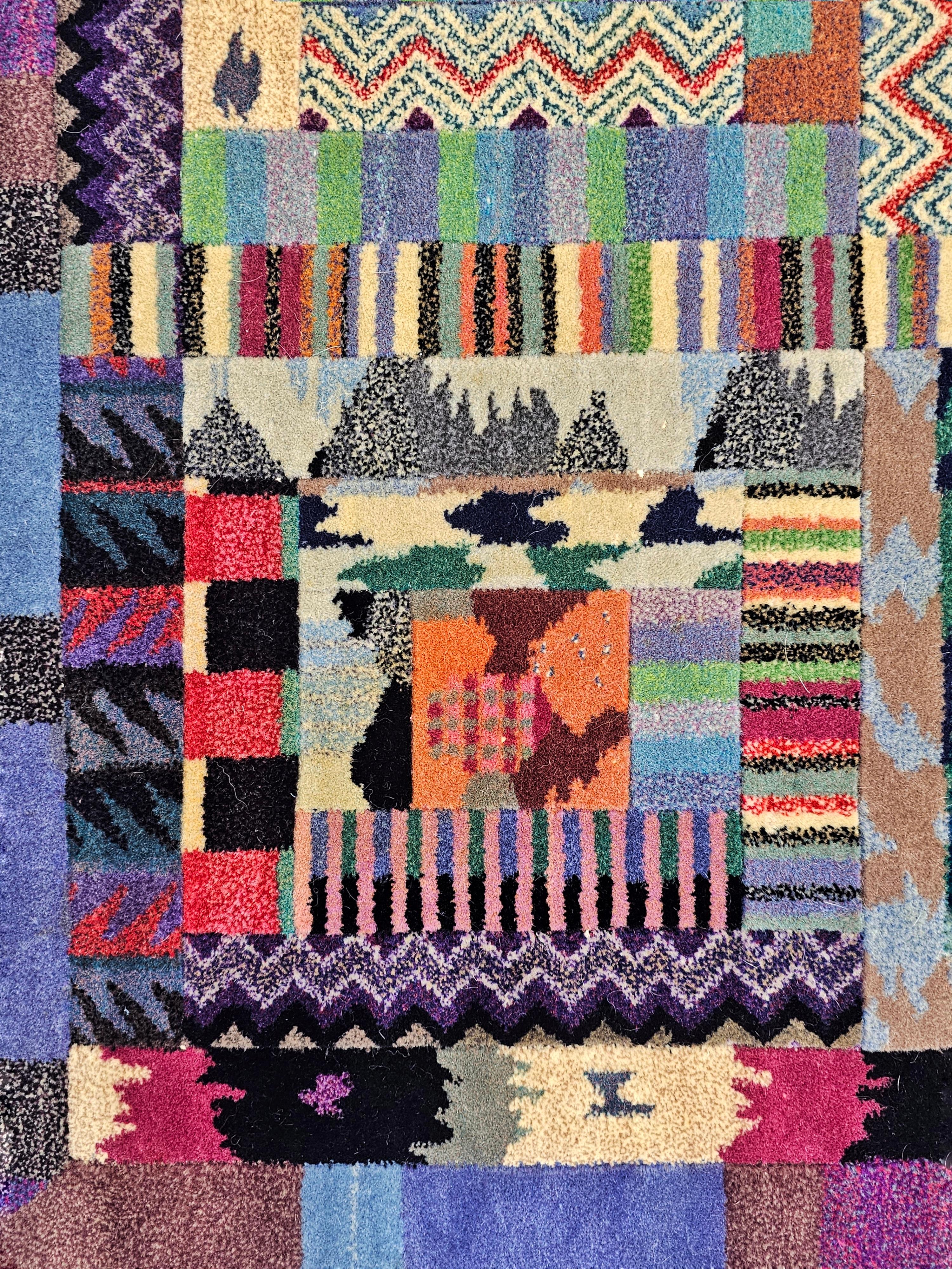 Vintage Hand-Knotted Rug, model 
