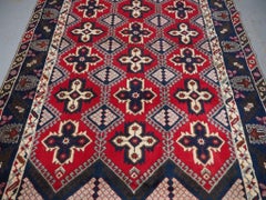 Vintage Hand Knotted Turkish Dosemealti Carpet, About 30 Years Old