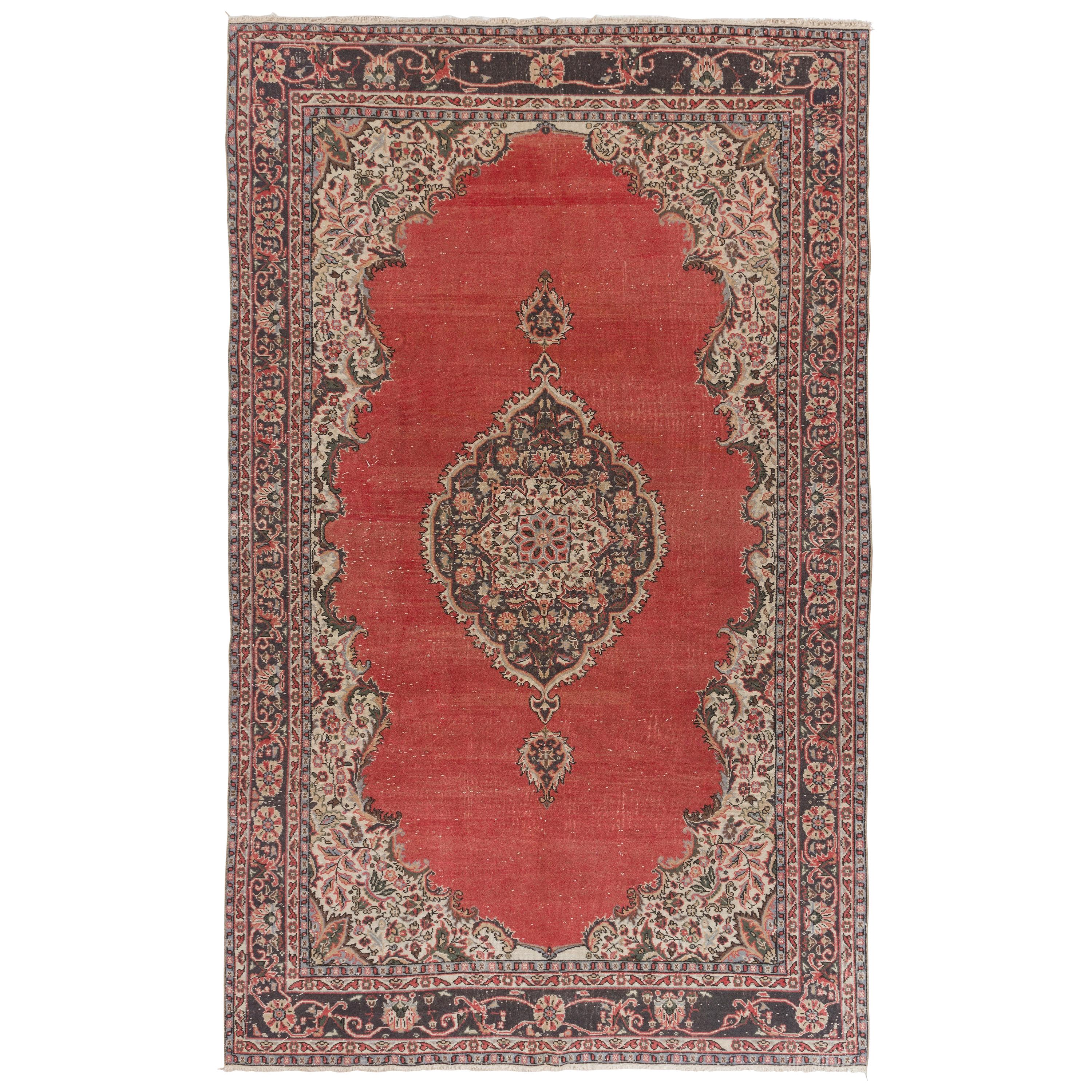 Room Size HandKnotted Oushak Rug For Sale at 1stDibs