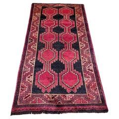 Handgeknüpfter türkischer Vintage-Teppich  8'3" x 4'1"
