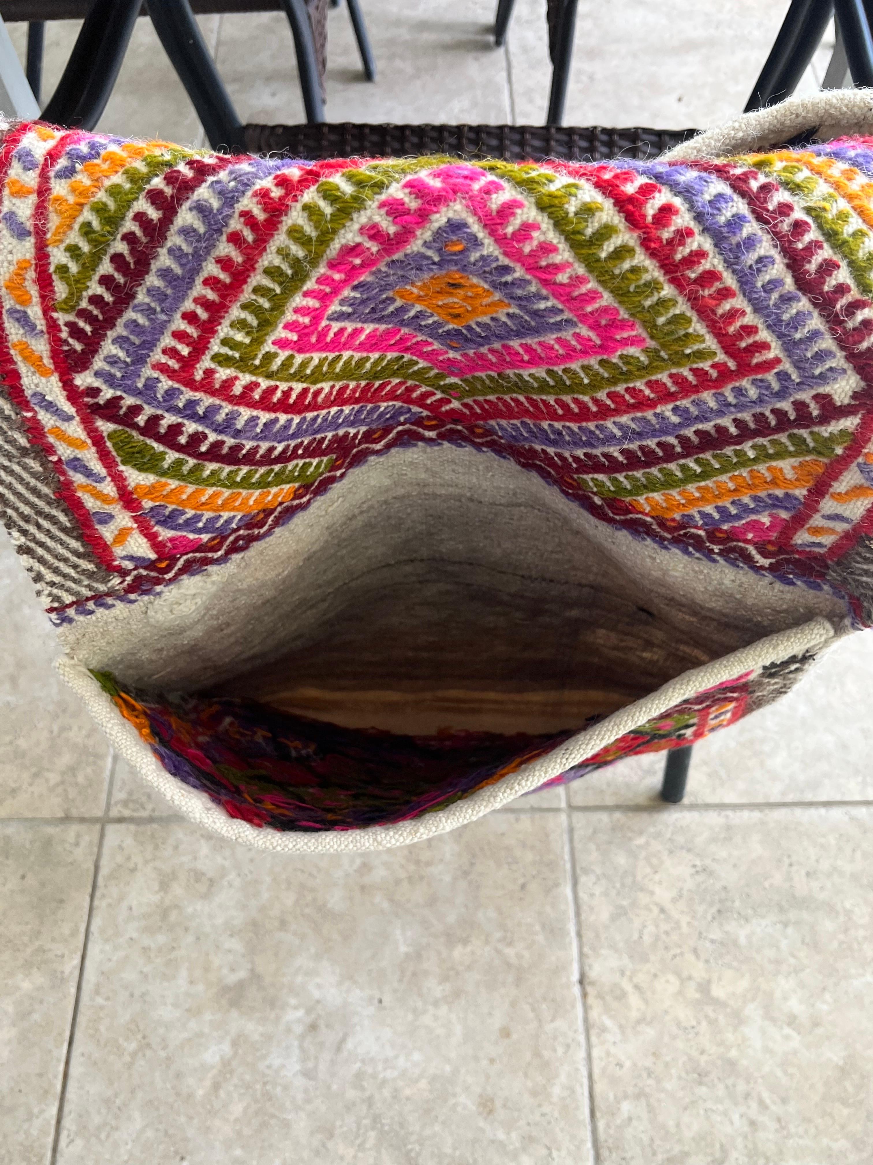 Vintage Hand-Made Camel Satteltasche im Angebot 4