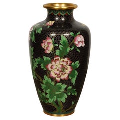 Vintage Hand Made Chinese Cloisonne Vase
